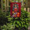 English Foxhound Holiday Christmas Garden Flag Mailbox Flag Decorative Yard Flag Banner Outside Patio Artwork Yard Flower Beds, Garden Size