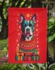 Staffordshire Bull Terrier Holiday Christmas Garden Flag Mailbox Flag Decorative Yard Flag Banner Outside Patio Artwork Yard Flower Beds, Garden Size