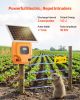 1J 8kV Solar Fence Charger 1.86 Miles Electric Fence Energizer for Livestock