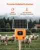 1J 8kV Solar Fence Charger 1.86 Miles Electric Fence Energizer for Livestock