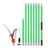 VEVOR Manual Pole Saw Extendable Pole Tree Pruner 3.87 - 27 ft with Scissors