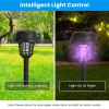 Solar Mosquito Zapper 4-Pack â€“ Dual Purple UV & White LED Modes, 532 V Electric Shock, Auto On/Off, 800 mAh Rechargeable Battery