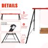 Swing Sets for Backyard, Outdoor Porch Swing Frame, Hammock Chair Stand Only, Max Load 550Lbs A-Frame Swing Stand, Swing Set for Patio, Playground