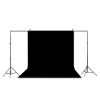 2x3M Photography Backdrop Stand Kit Adjustable Background Support System with Crossbar Carry Bag for Studio Photo Video Shooting Green Screen Muslin C