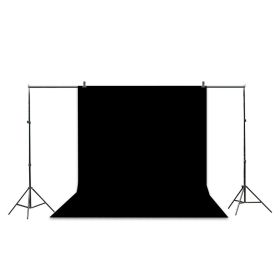 2x3M Photography Backdrop Stand Kit Adjustable Background Support System with Crossbar Carry Bag for Studio Photo Video Shooting Green Screen Muslin C