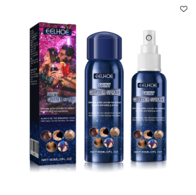 Glitter Spray, Halloween Brightening Makeup Night Club Party Clothing Highlights Skin Brightening Powder (Option: 2PCS)