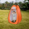 Pop Up Privacy Shower Tent Quick Setup Waterproof Zipper Closure Portable Outdoor Changing Room for Camping Beach RV Travel Compact Bath Tent with Com